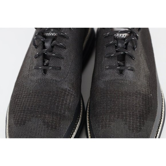 Cole Haan Mens 9.5 Original Grand Stitchlite Reflective Wingtips Shoes Black main image 10